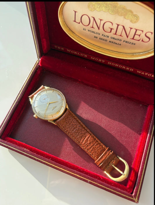 Vintage Longines Solid 14k Gold Watch