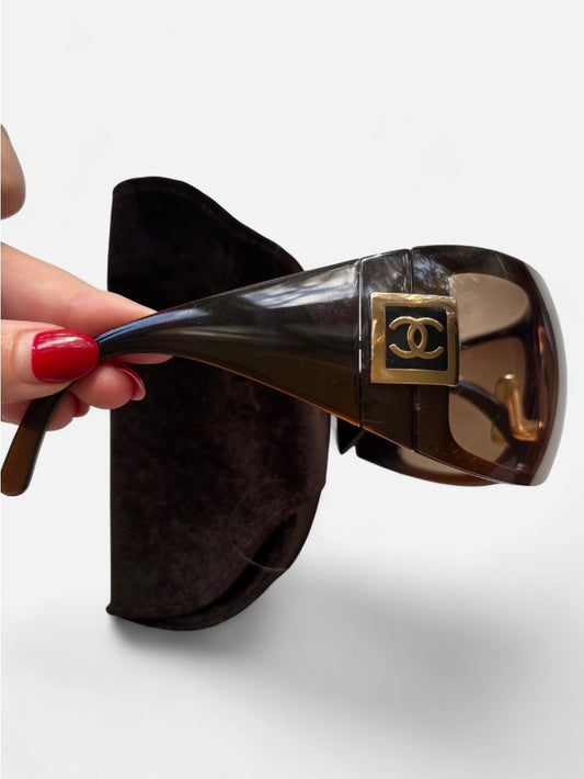 Vintage Chanel CC Logo Sunglasses