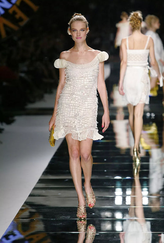 SS 2008 Valentino Embellished Runway Dress