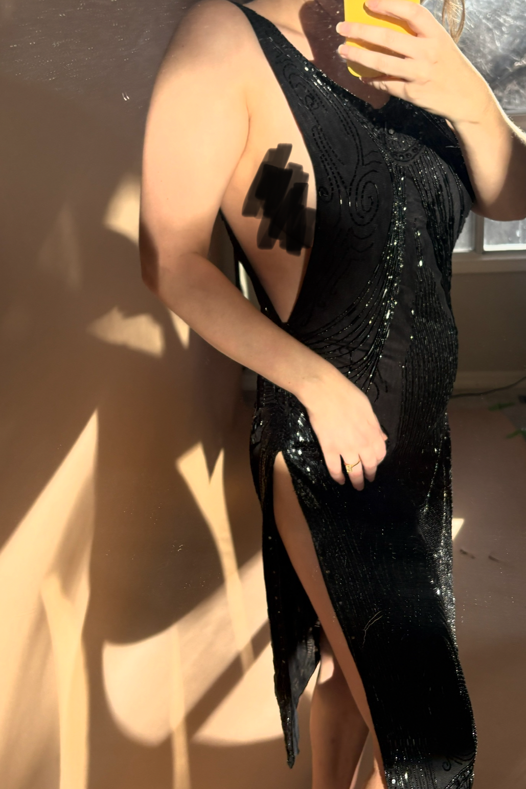 2007 Roberto Cavalli Side Slit Dress