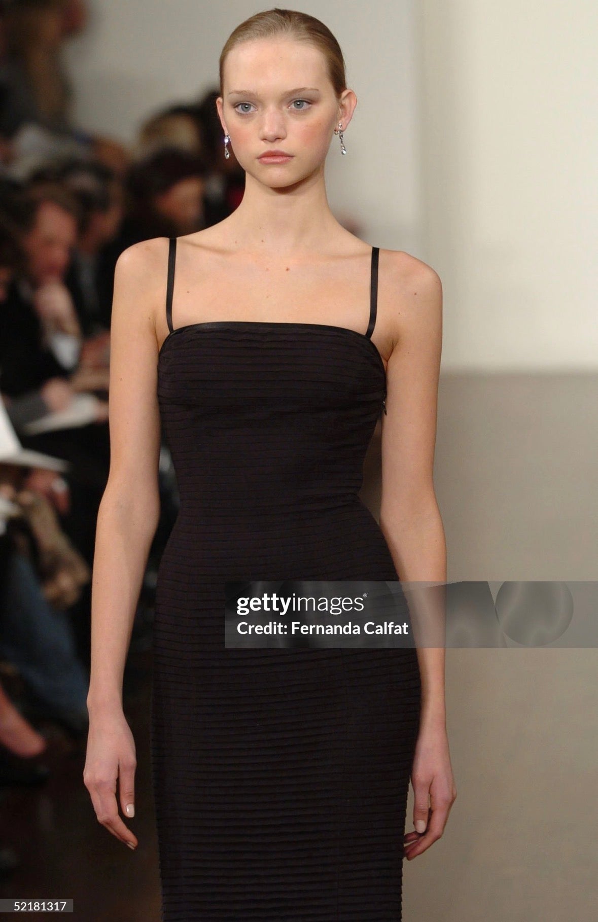 Fall 2005 Runway Ralph Lauren Collection Beaded Ivory Gown (S)