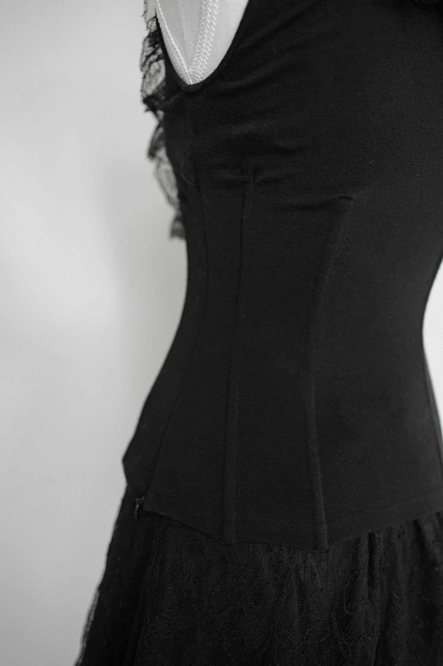 Dolce & Gabbana Ruffle Top & Lace Skirt