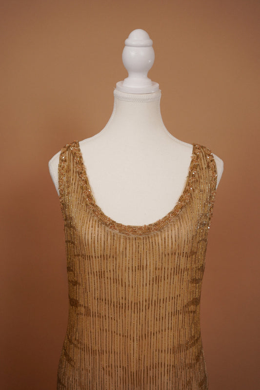 Roberto Cavalli Beaded Feather Dress (M-L)