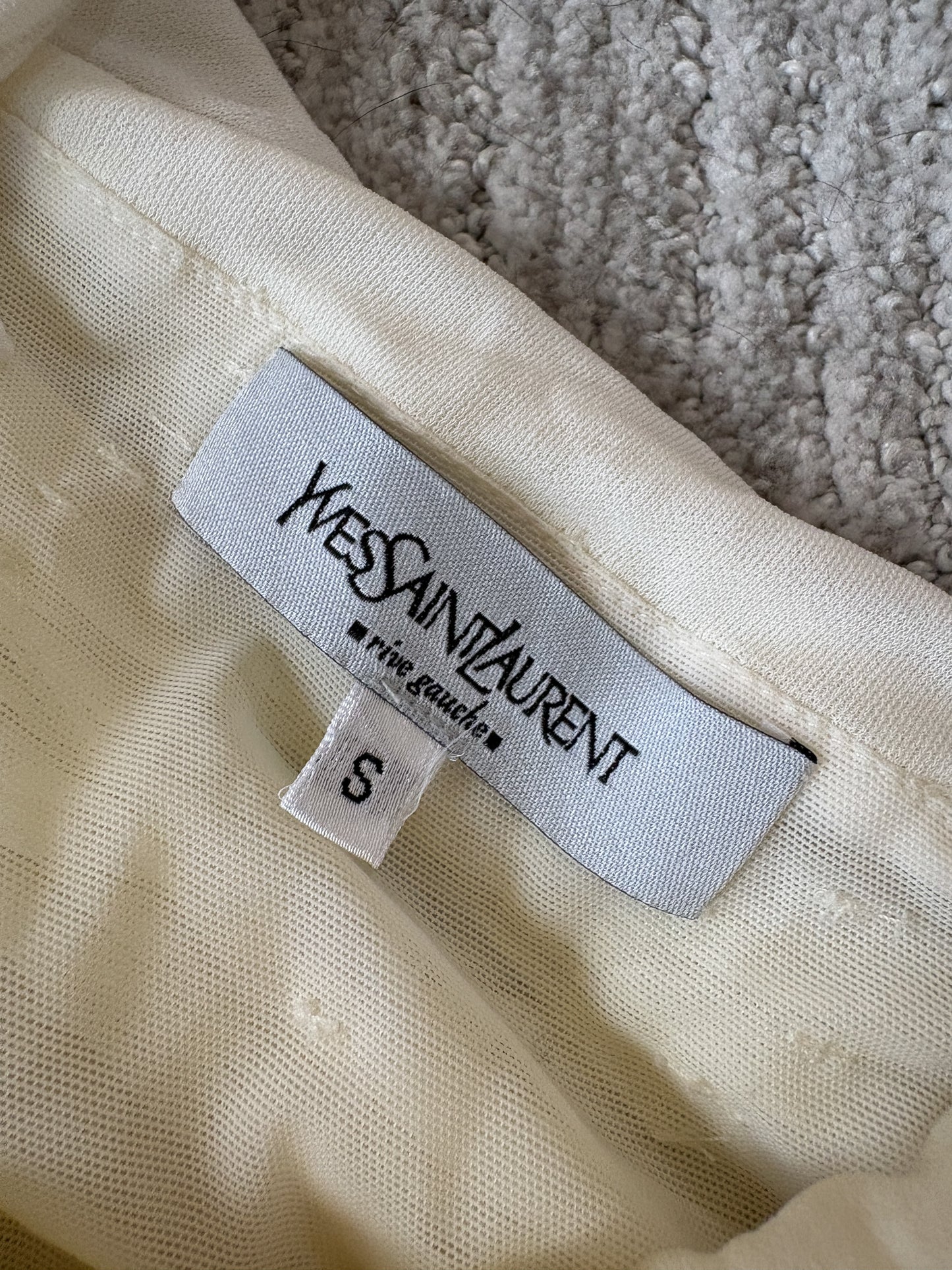Yves Saint Laurent Ivory Dress (S)