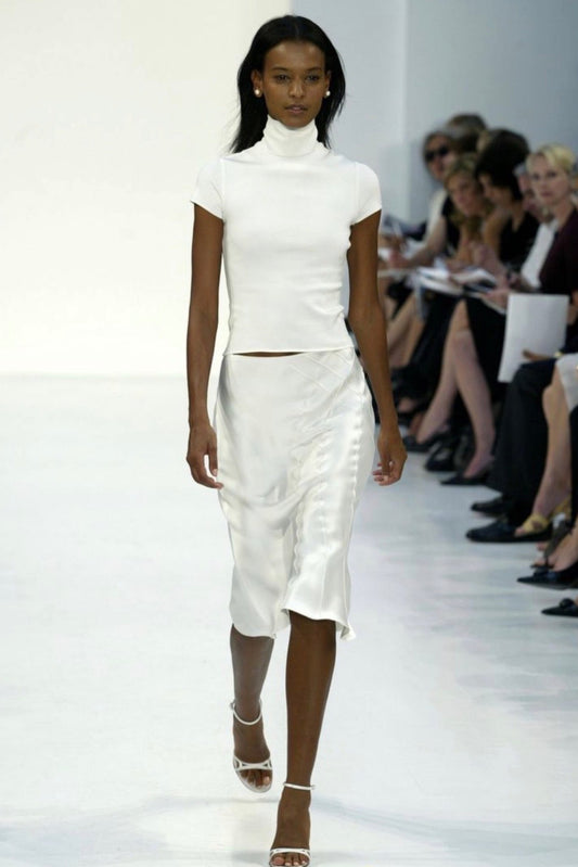 SS 2004 Ralph Lauren Collection Silk Bias Skirt (M)
