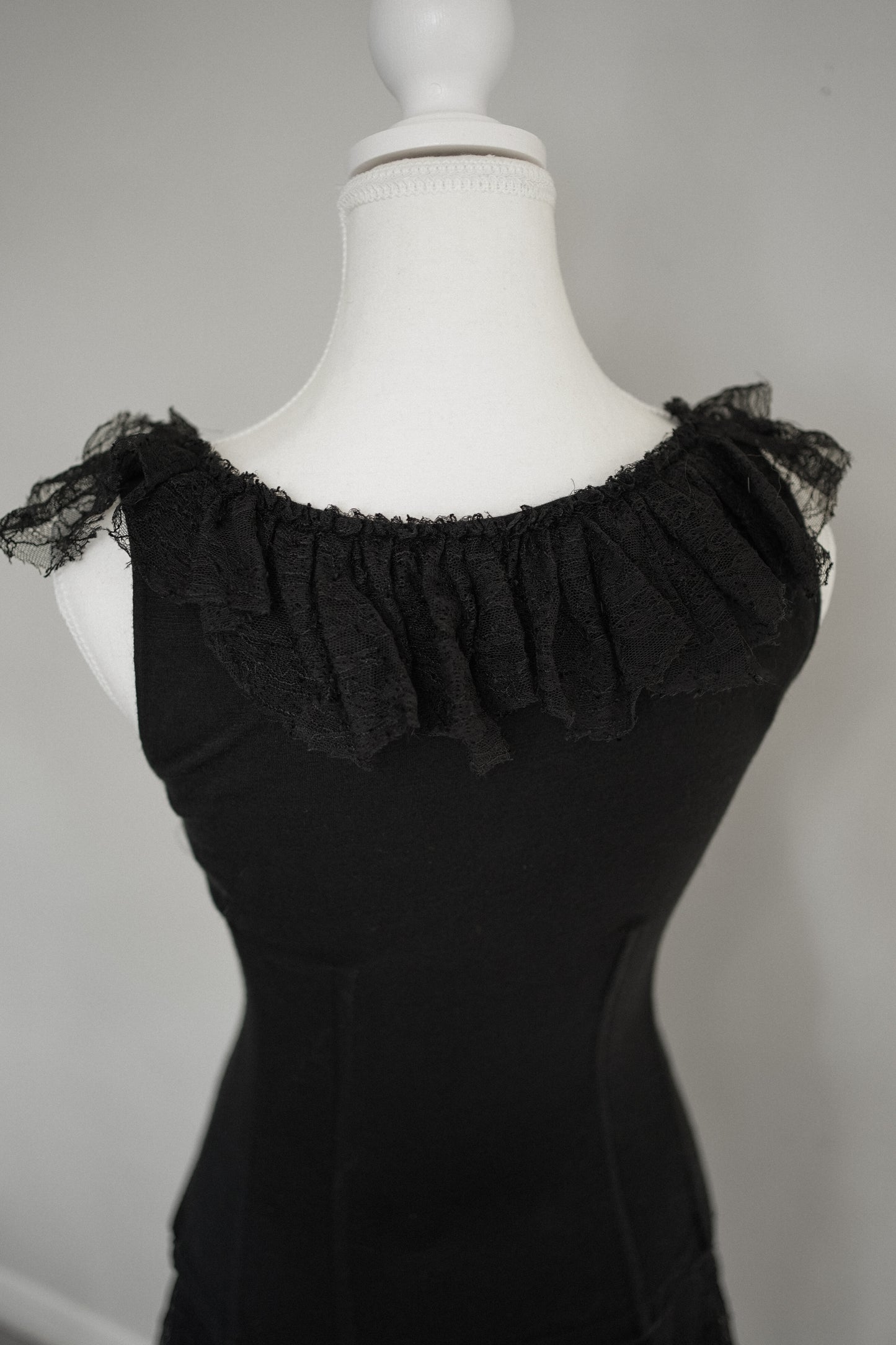 Dolce & Gabbana Ruffle Top & Lace Skirt