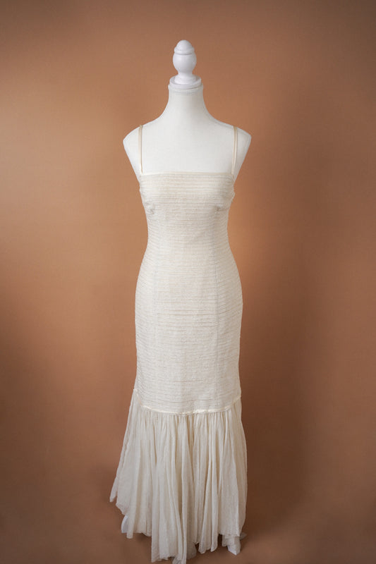 Fall 2005 Runway Ralph Lauren Collection Beaded Ivory Gown (S)