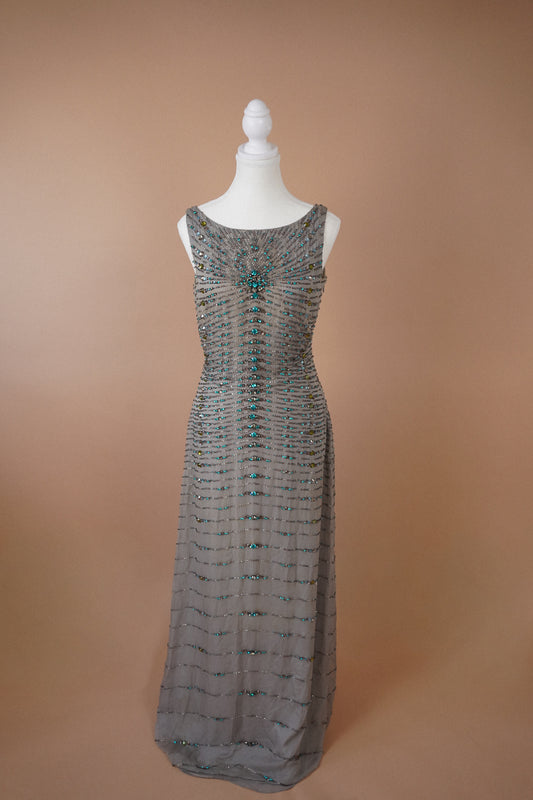 Valentino Beaded Crystal Gown (M)