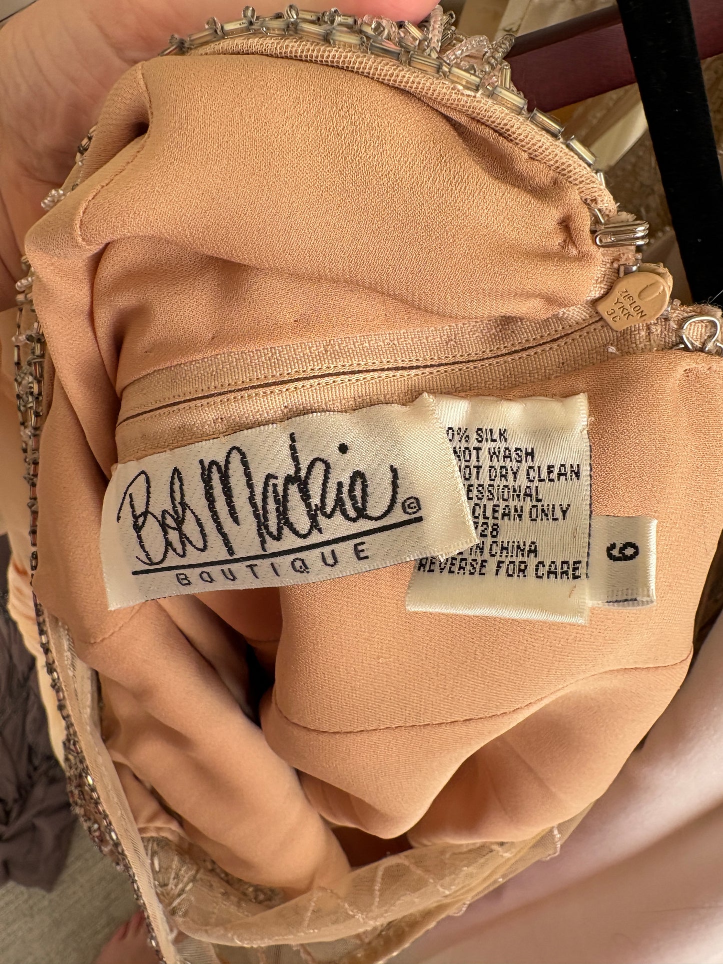 Bob Mackie FW 1991 Beaded Mini Dress (M)