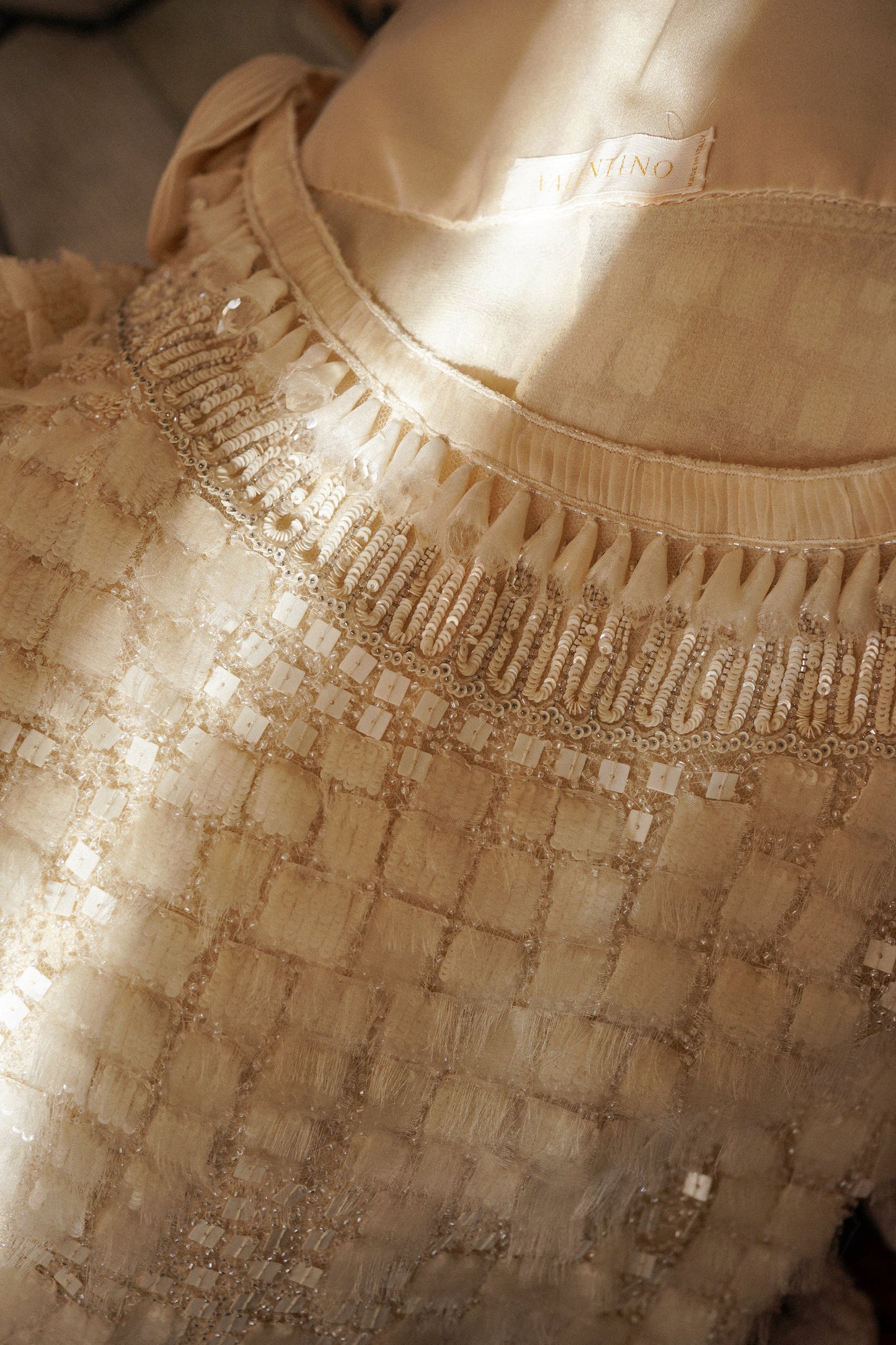 SS 2008 Valentino Embellished Runway Dress