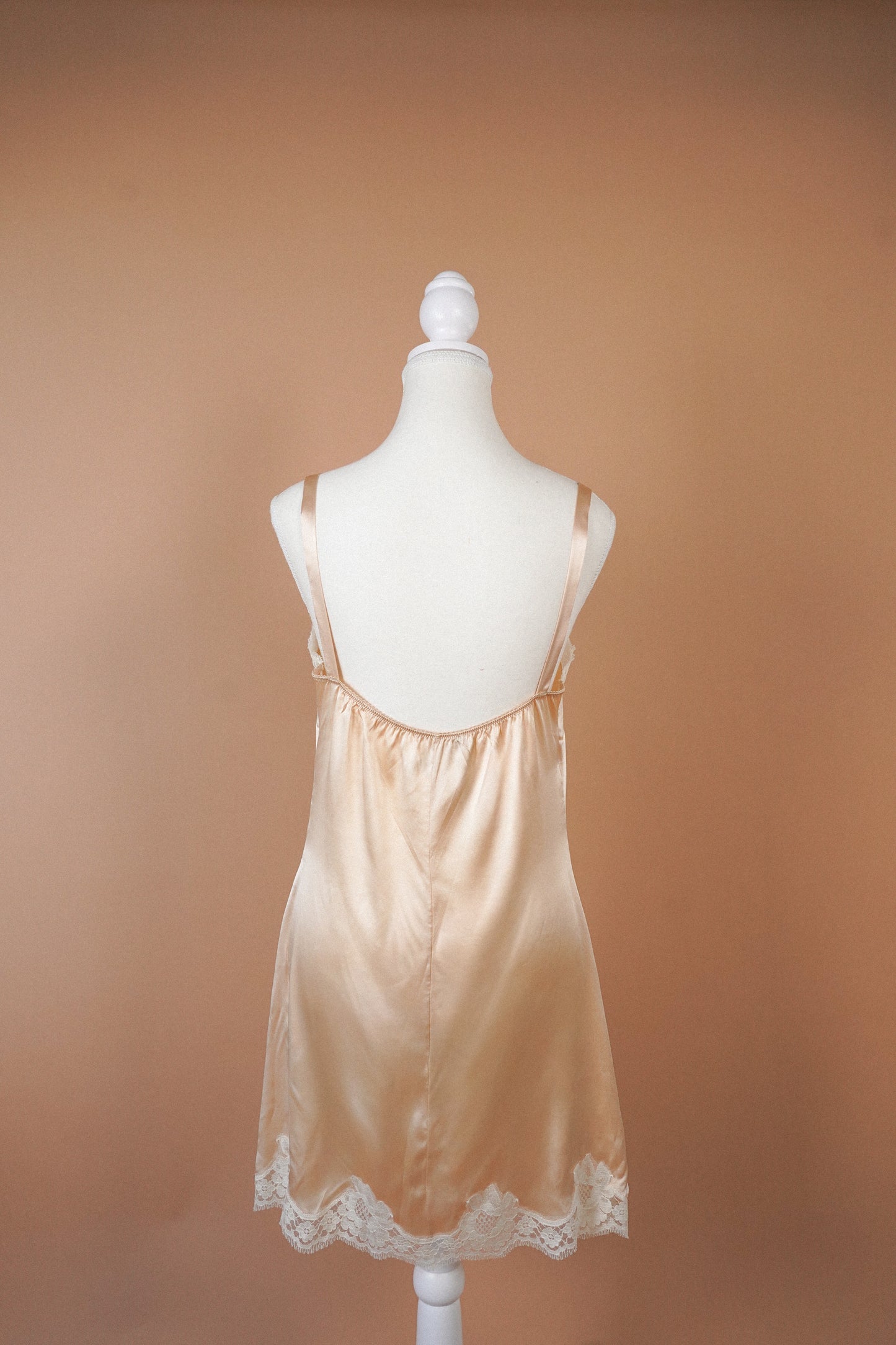 Dolce & Gabbana Champagne Silk Slip (M)