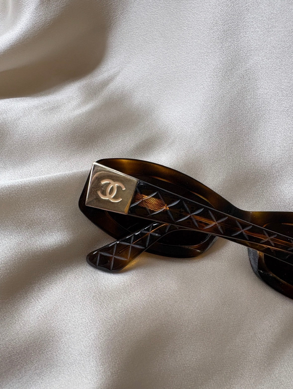 Vintage Chanel Tortoiseshell Sunglasses