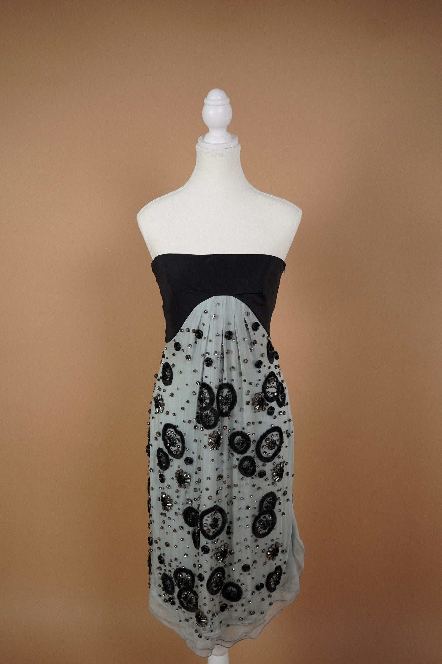 Valentino SS 2009 Blue Silk Runway Dress (M-L)