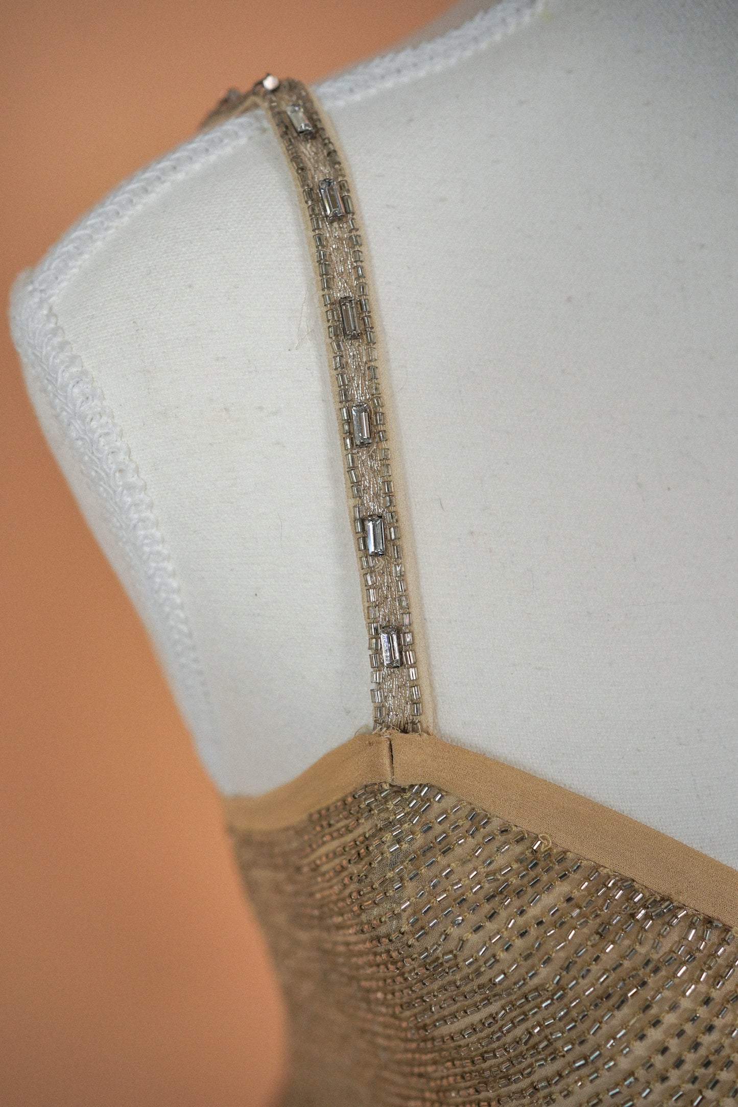 Chloé FW 2005 Champagne Silk Gown (S)