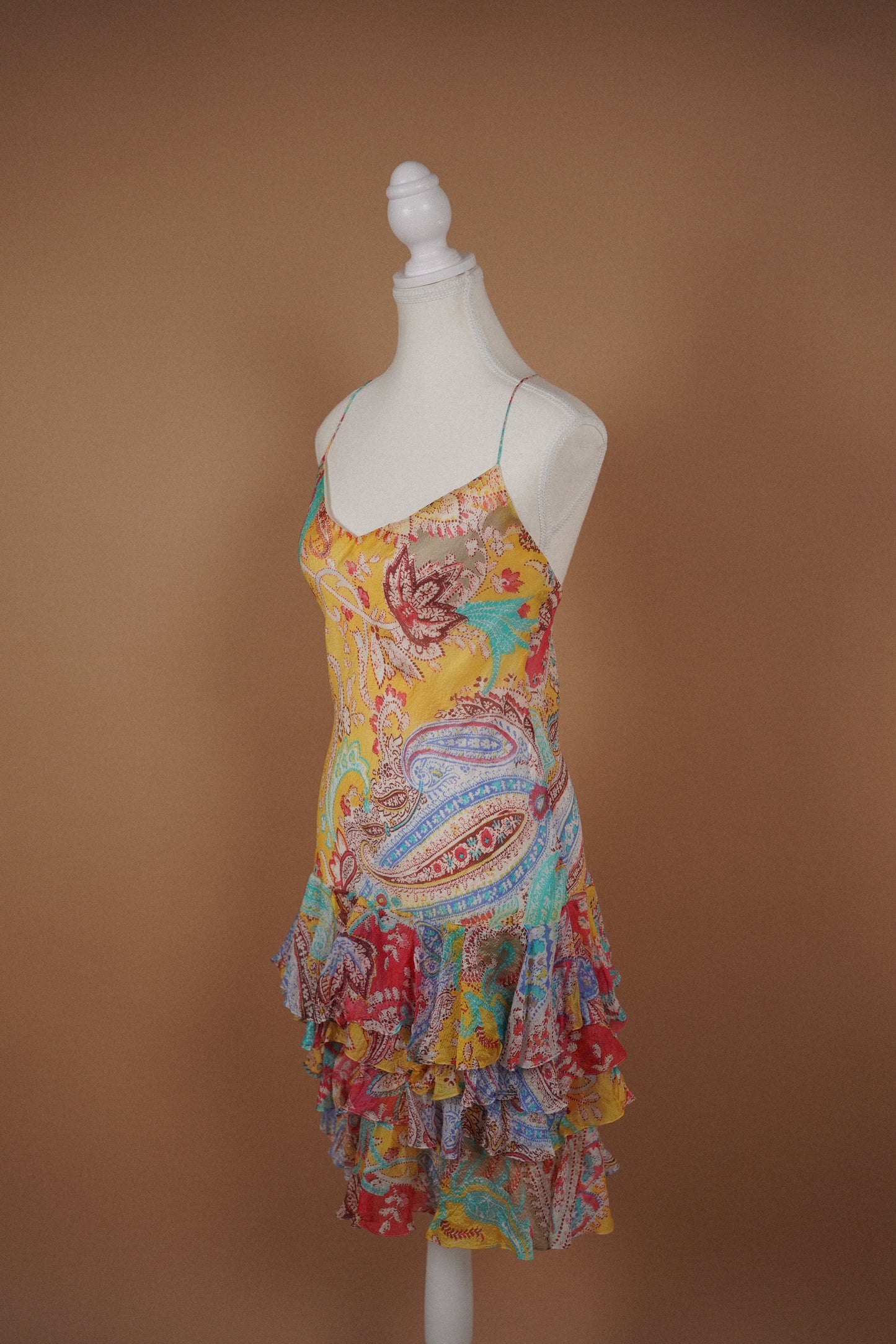 Resort 2008 Ralph Lauren Collection Silk Dress (M)