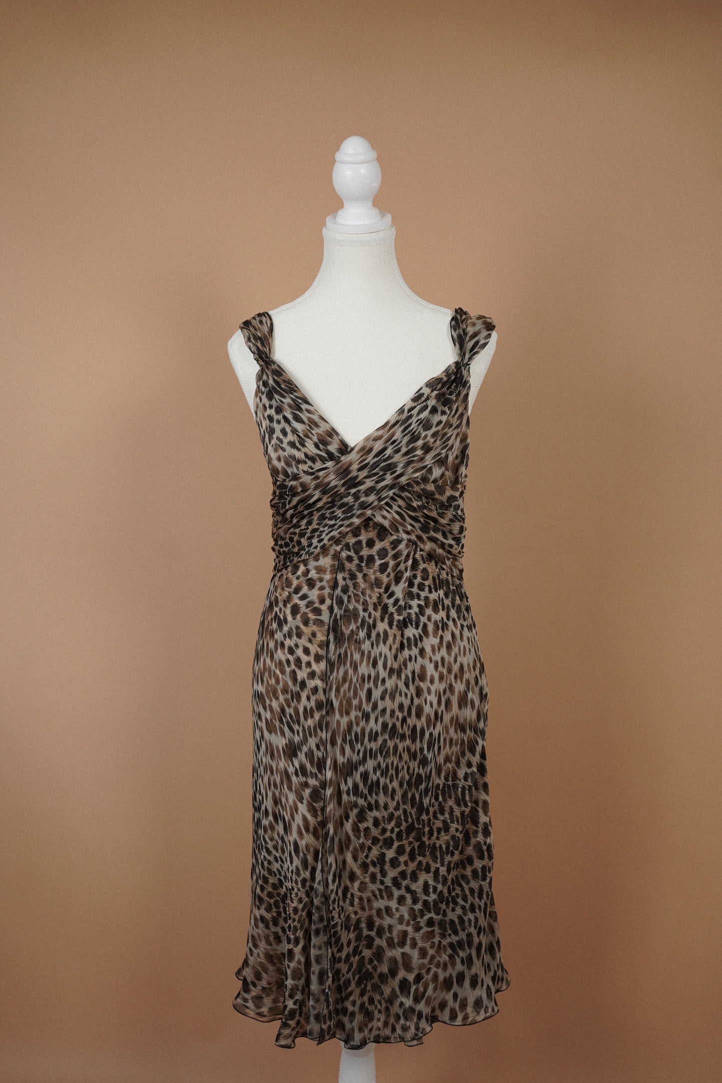 Early 00’s Valentino Leopard Dress (S-M)