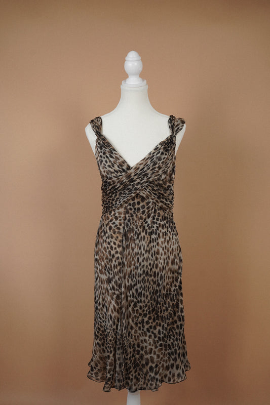 Early 00’s Valentino Leopard Dress (S-M)