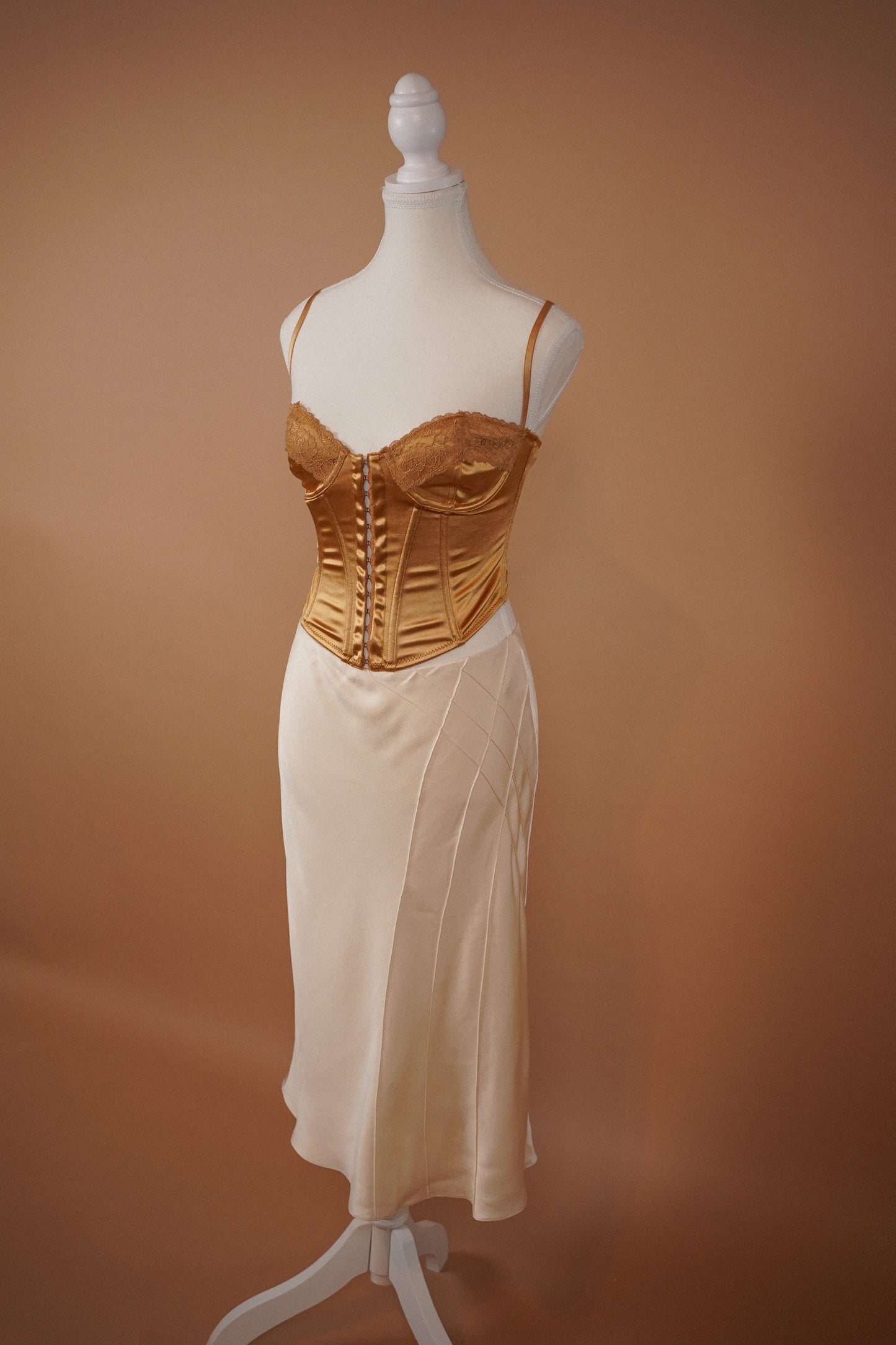 SS 2004 Ralph Lauren Collection Silk Bias Skirt (M)