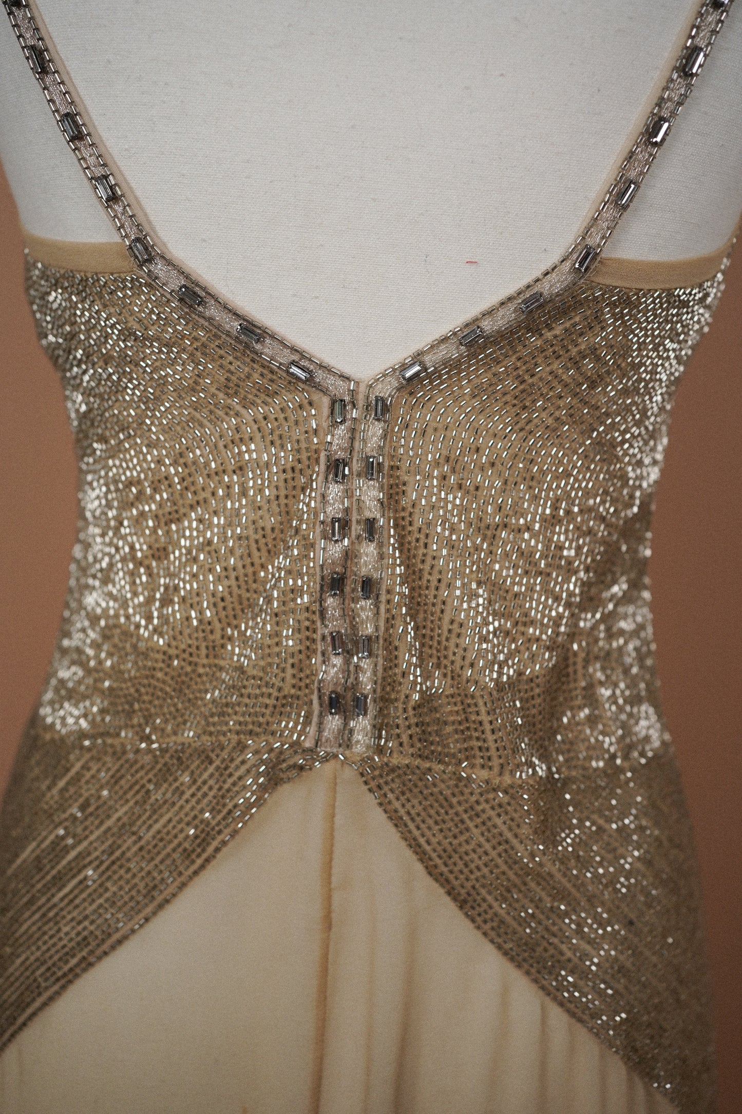 Chloé FW 2005 Champagne Silk Gown (S)