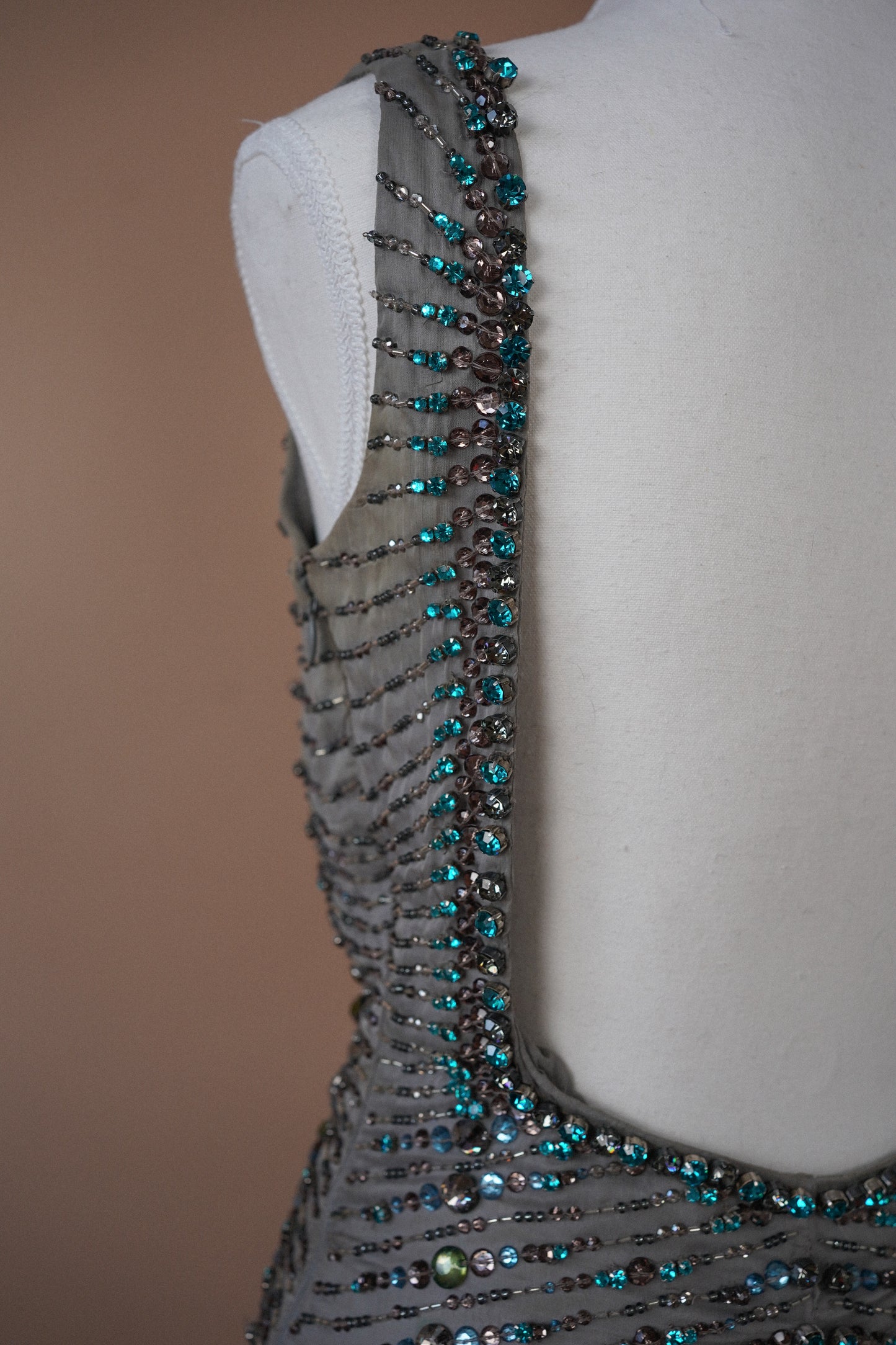 Valentino Beaded Crystal Gown (M)