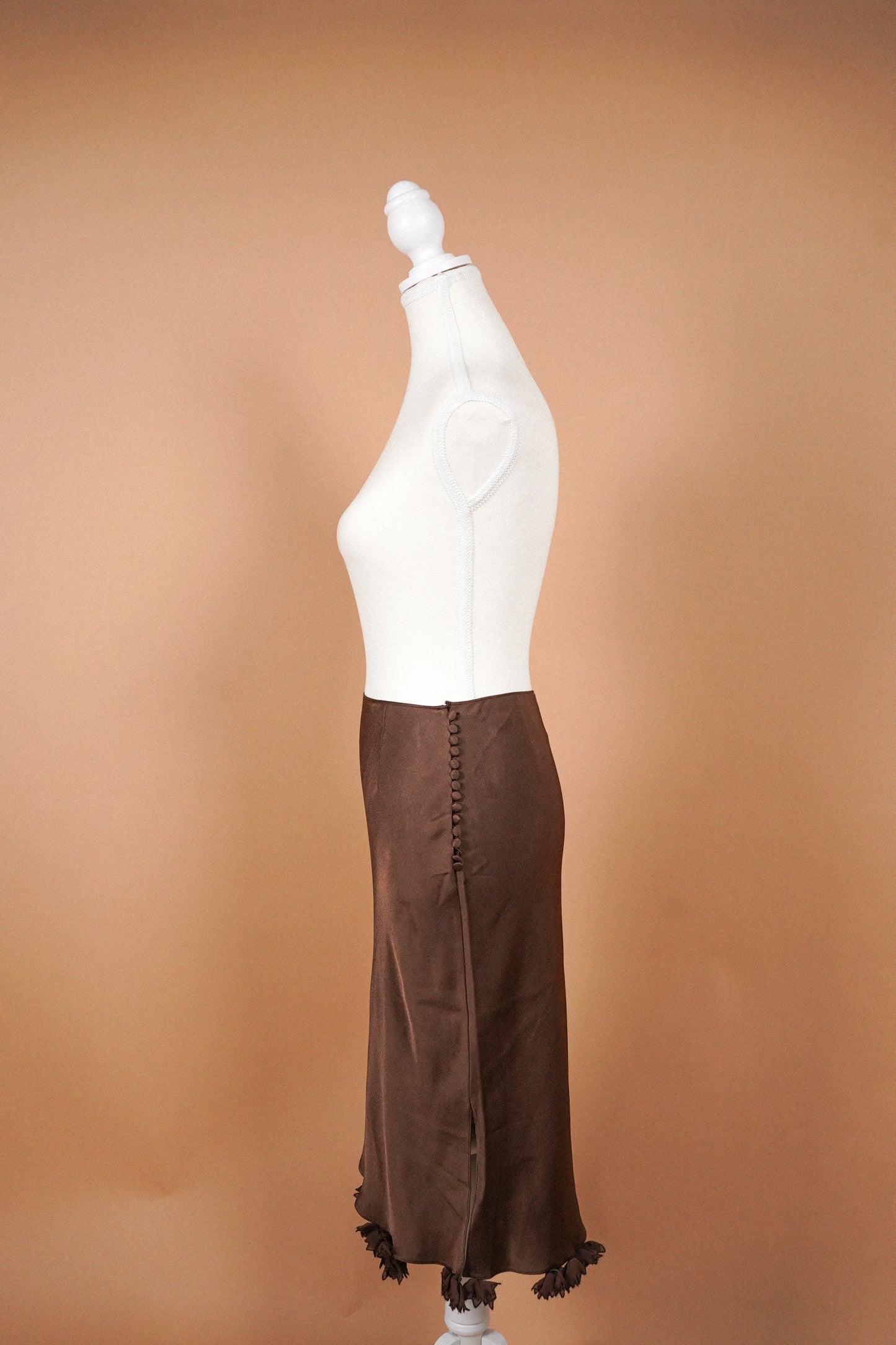 John Galliano SS 2001 Chocolate Brown Skirt (S)