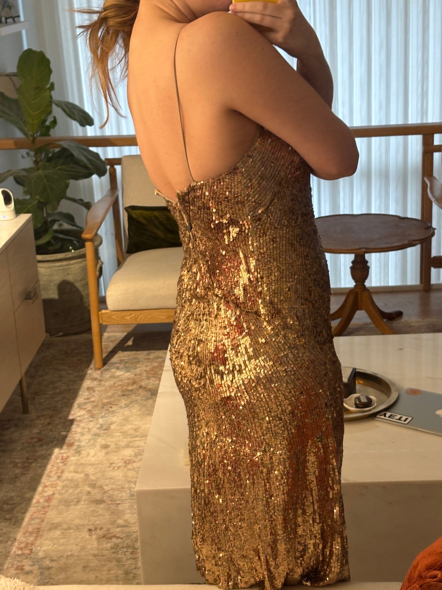 Blumarine Sequin Dress (M)