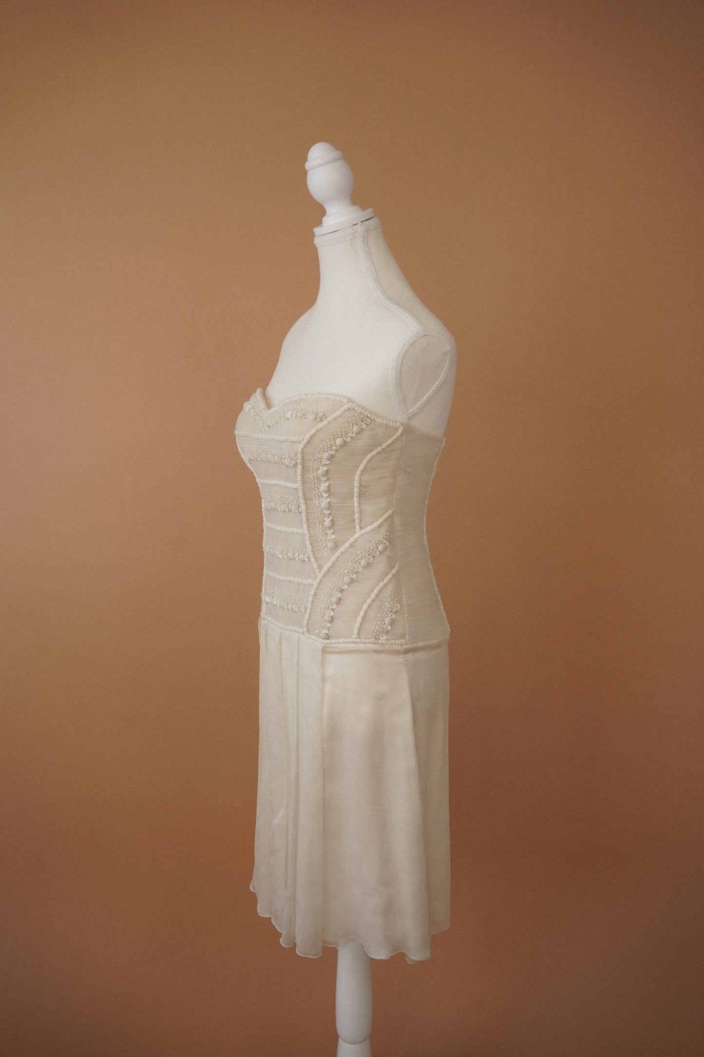 La Perla Silk Embellished Corset Dress (M)