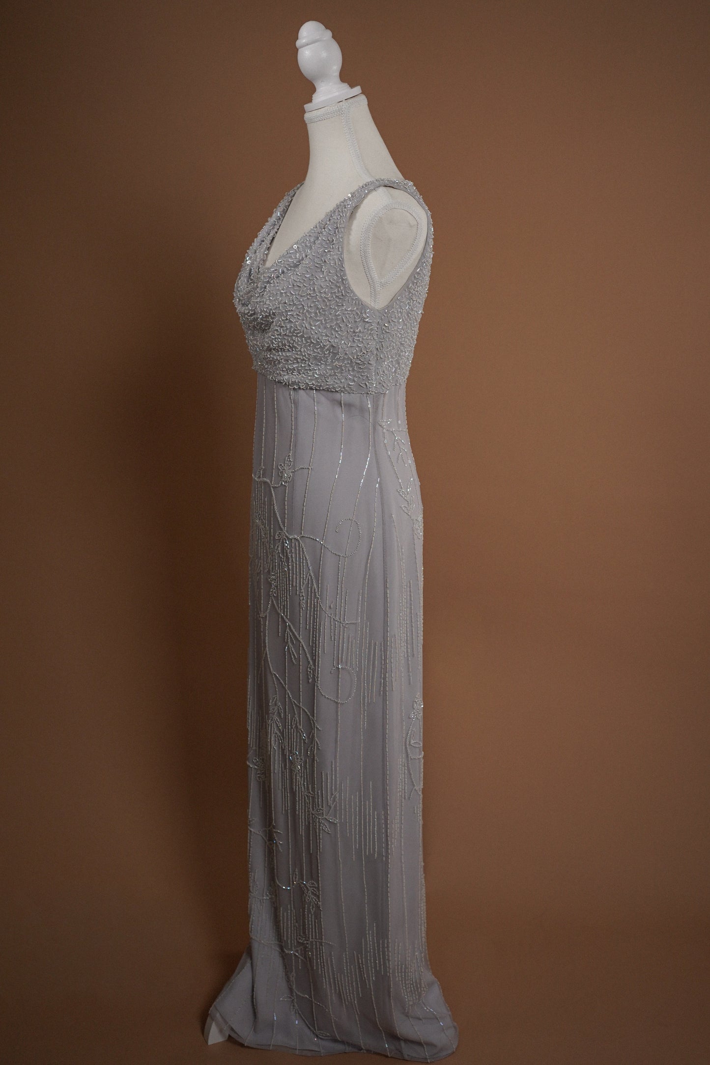 Bob Mackie Beaded Butterfly Gown (M)