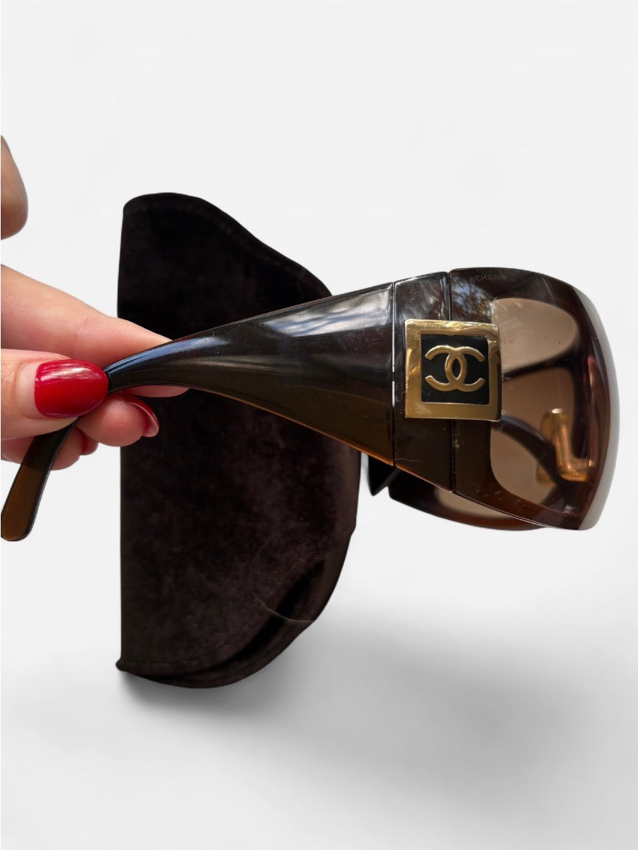 Vintage Chanel CC Logo Sunglasses