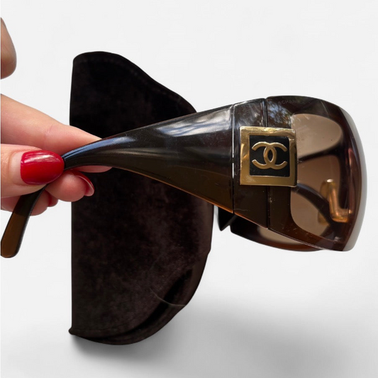 Vintage Chanel CC Logo Sunglasses