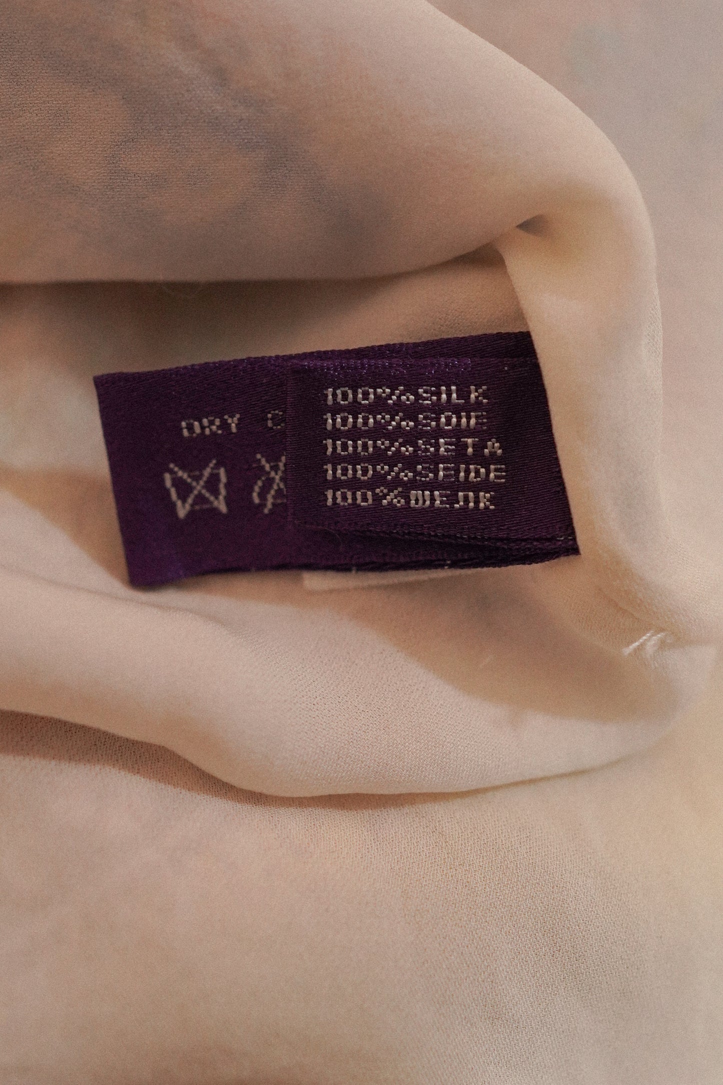 Resort 2008 Ralph Lauren Collection Silk Dress (M)