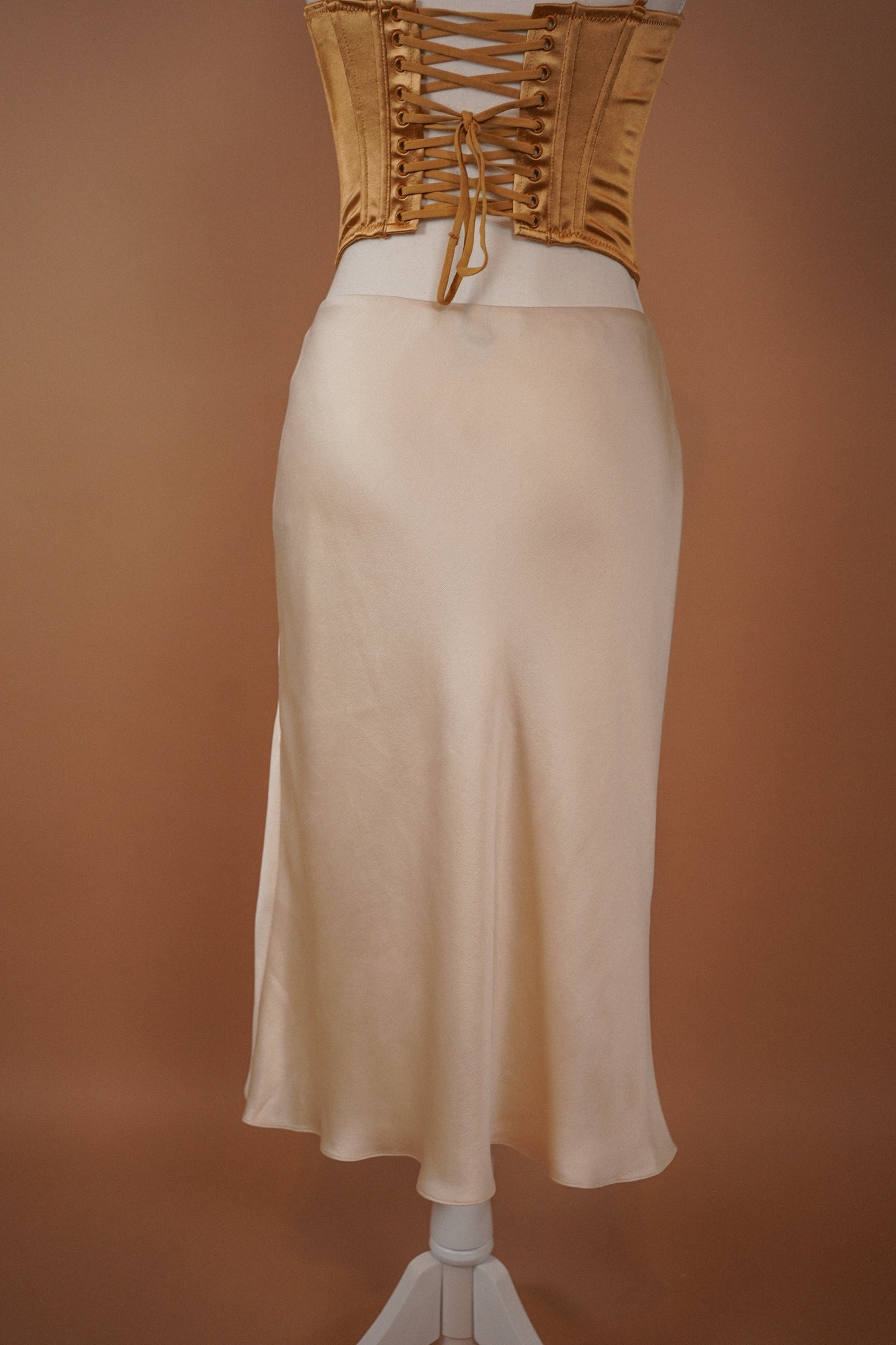 SS 2004 Ralph Lauren Collection Silk Bias Skirt (M)