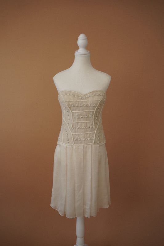 La Perla Silk Embellished Corset Dress (M)