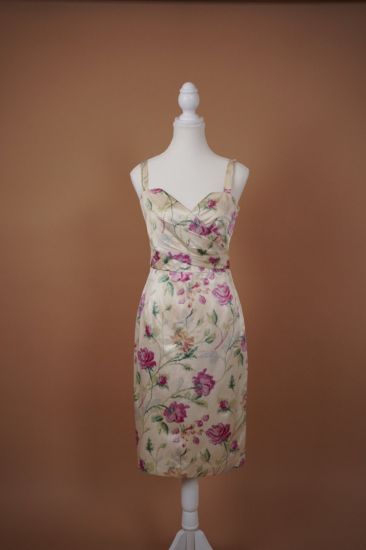 Christian Dior Cream & Floral Dress