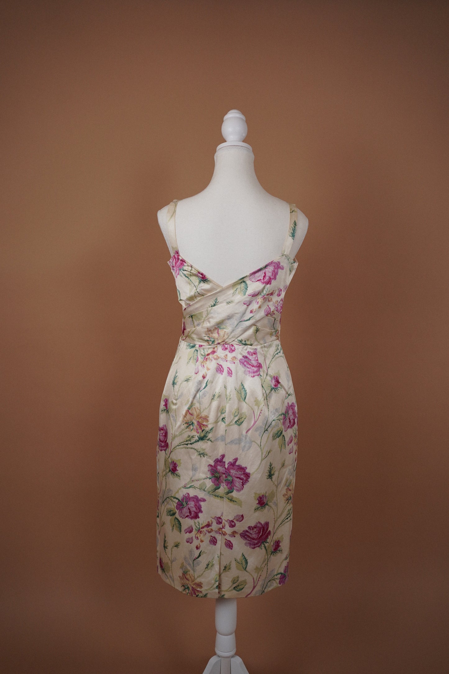 Christian Dior Cream & Floral Dress