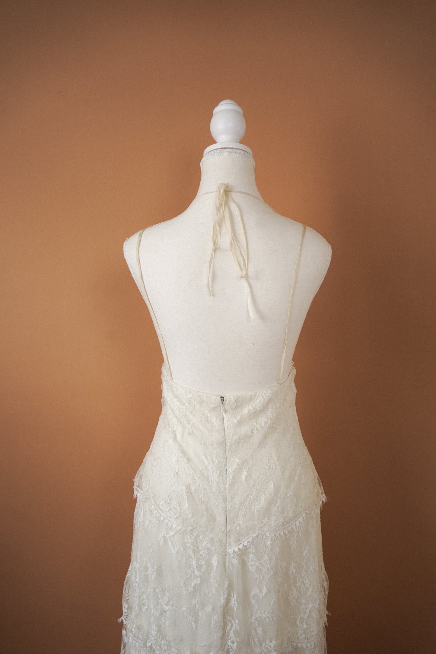 Blumarine Sposa Tiered Lace Gown (M-L)