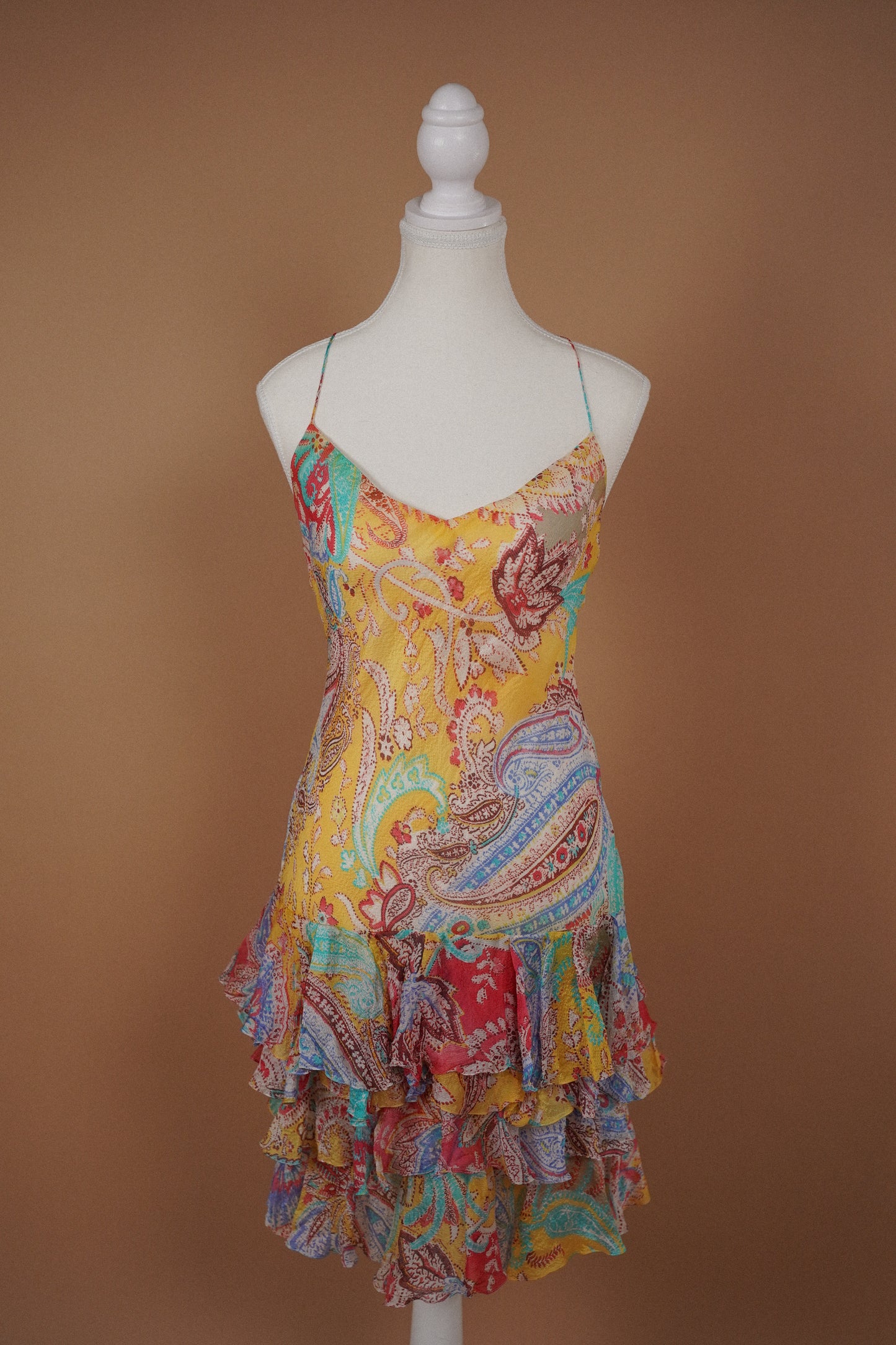 Resort 2008 Ralph Lauren Collection Silk Dress (M)