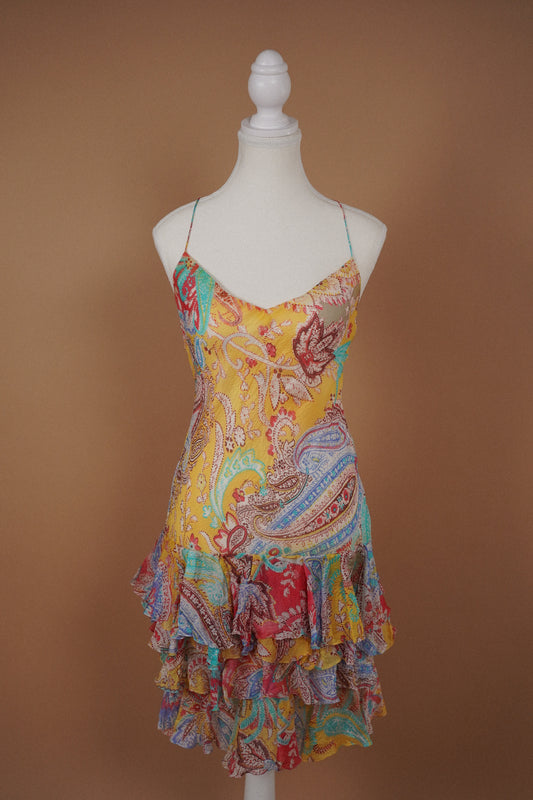 Resort 2008 Ralph Lauren Collection Silk Dress (M)