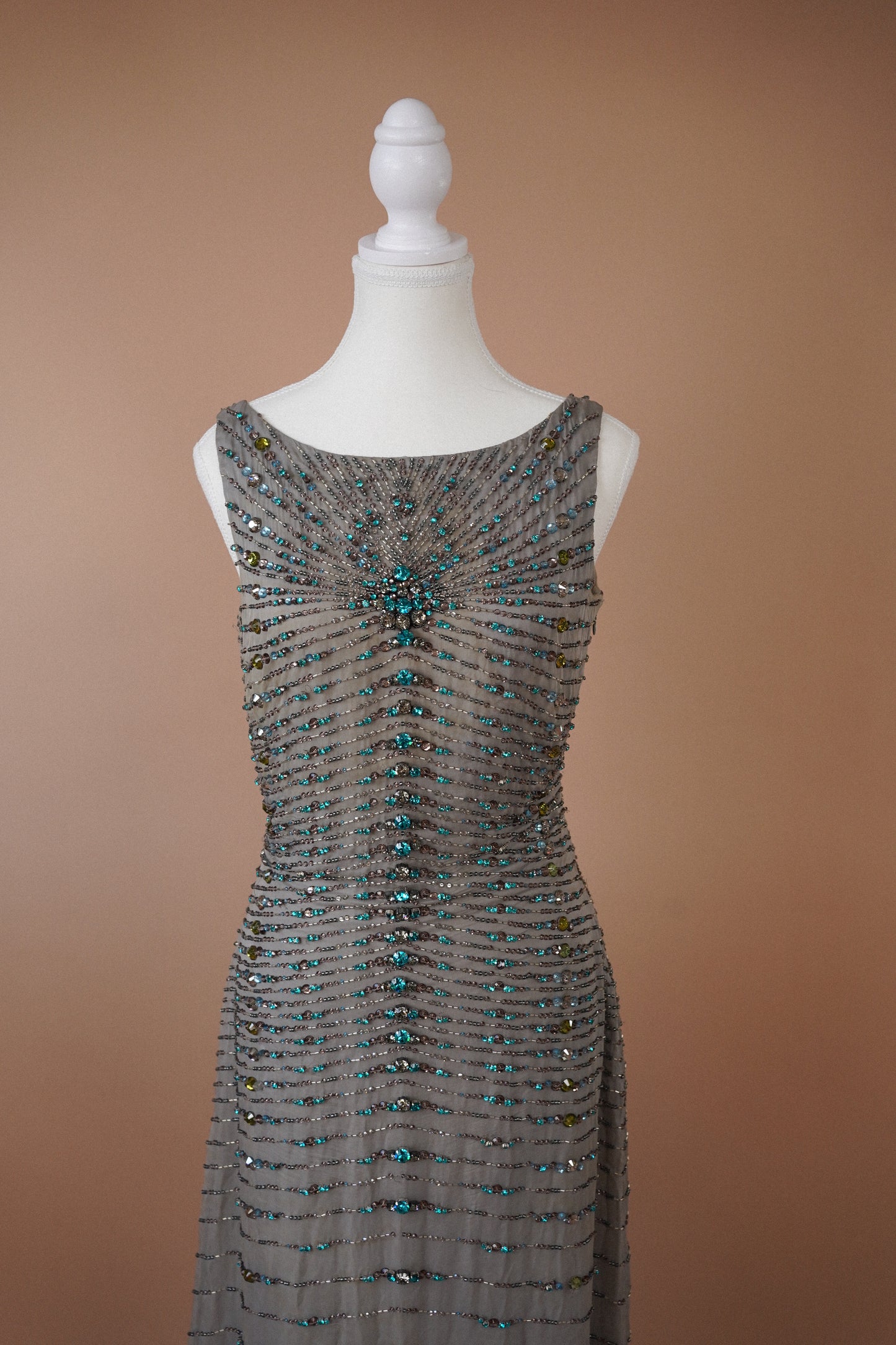 Valentino Beaded Crystal Gown (M)
