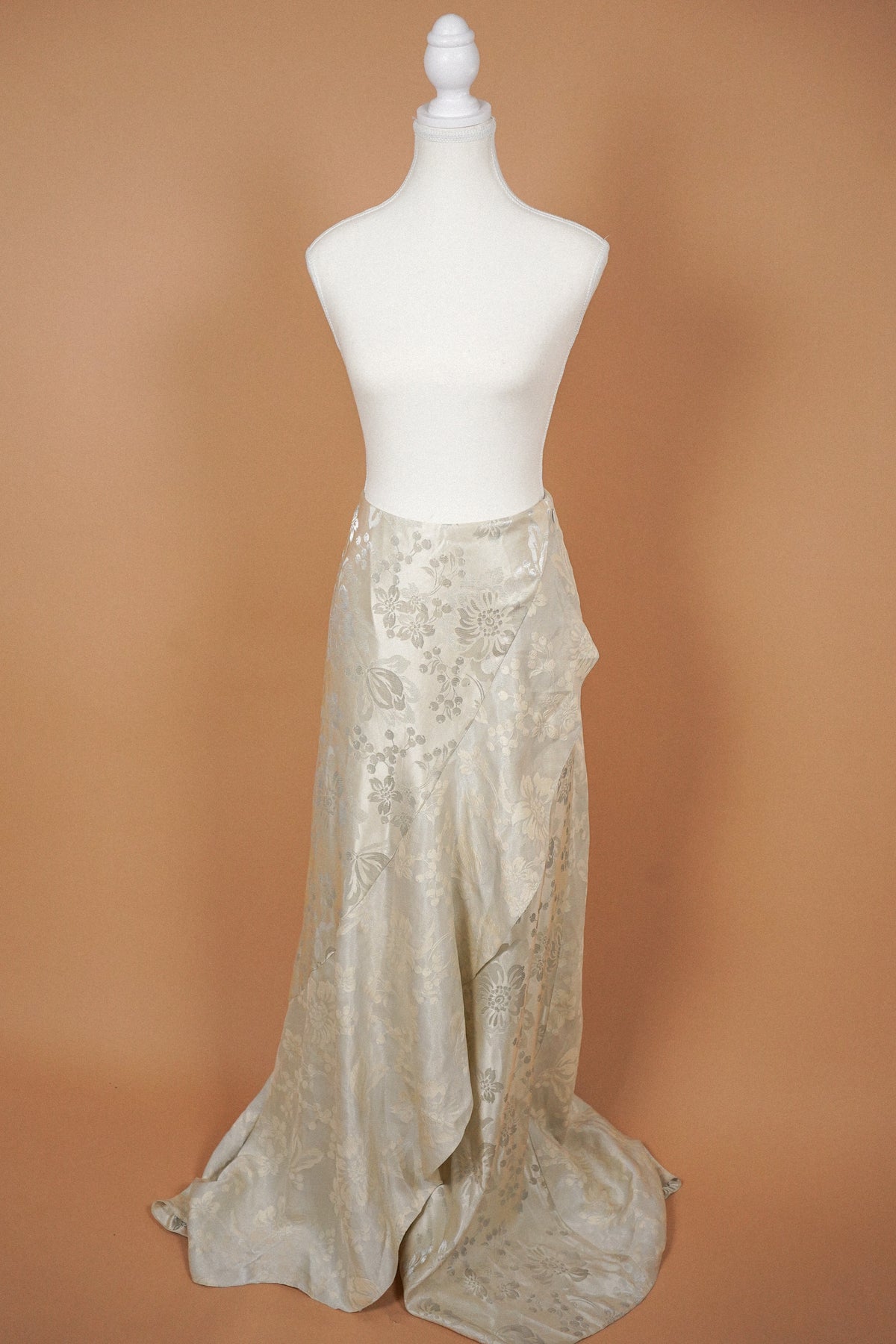 Ralph Lauren Holiday Silk Jacquard Skirt (M)