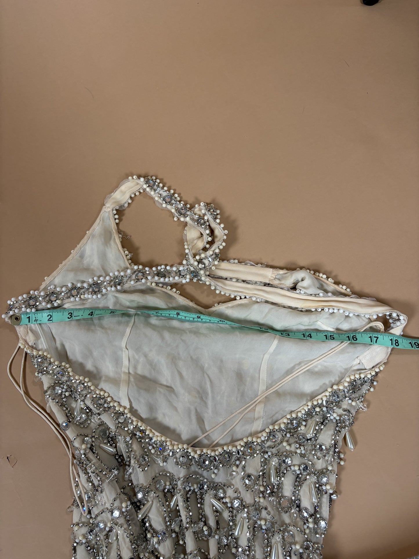 Jenny Packham Crystal Mini Dress