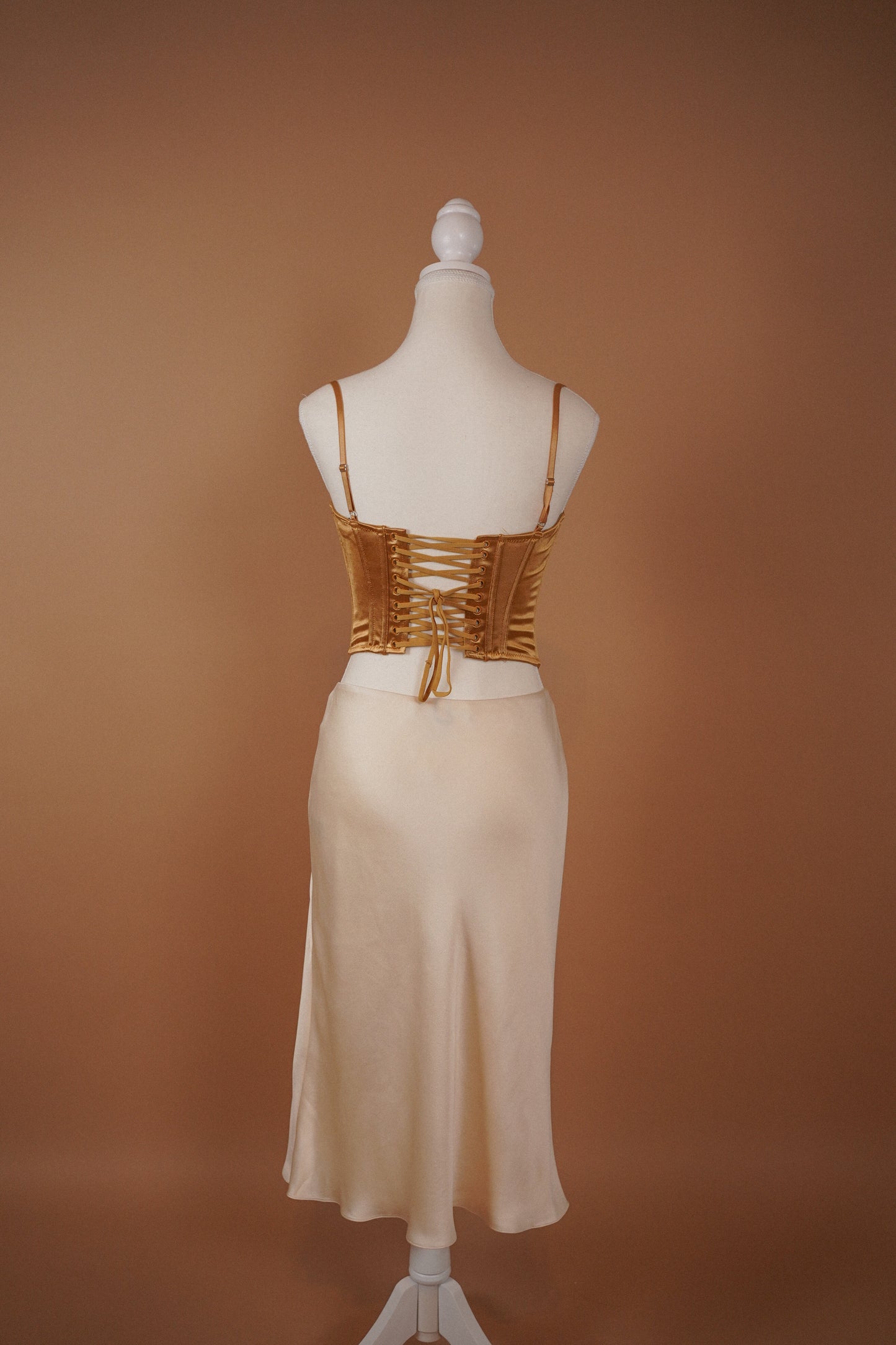 SS 2004 Ralph Lauren Collection Silk Bias Skirt (M)