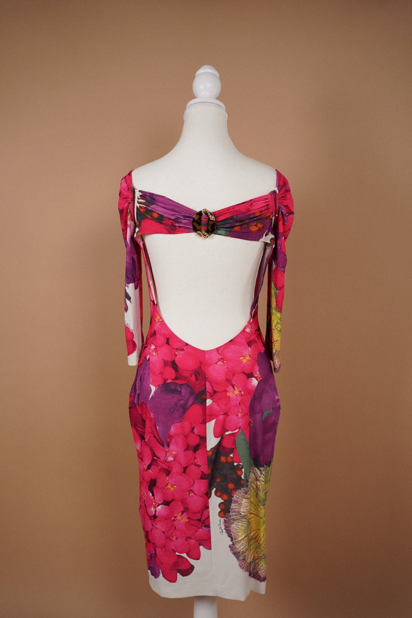 Roberto Cavalli Open Back Dress (M)