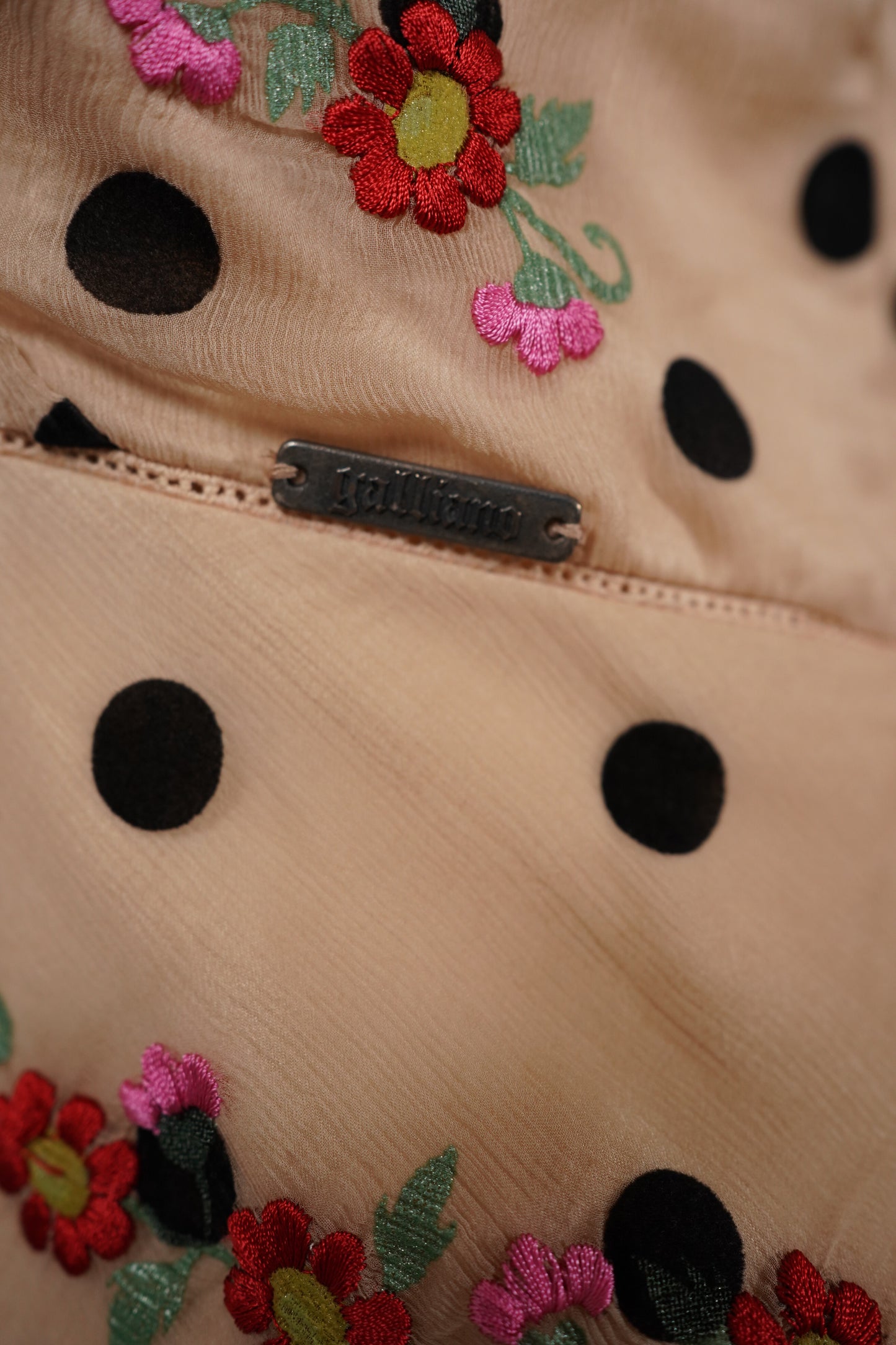 Galliano 2008 Ad Campaign Polka Dot Dress