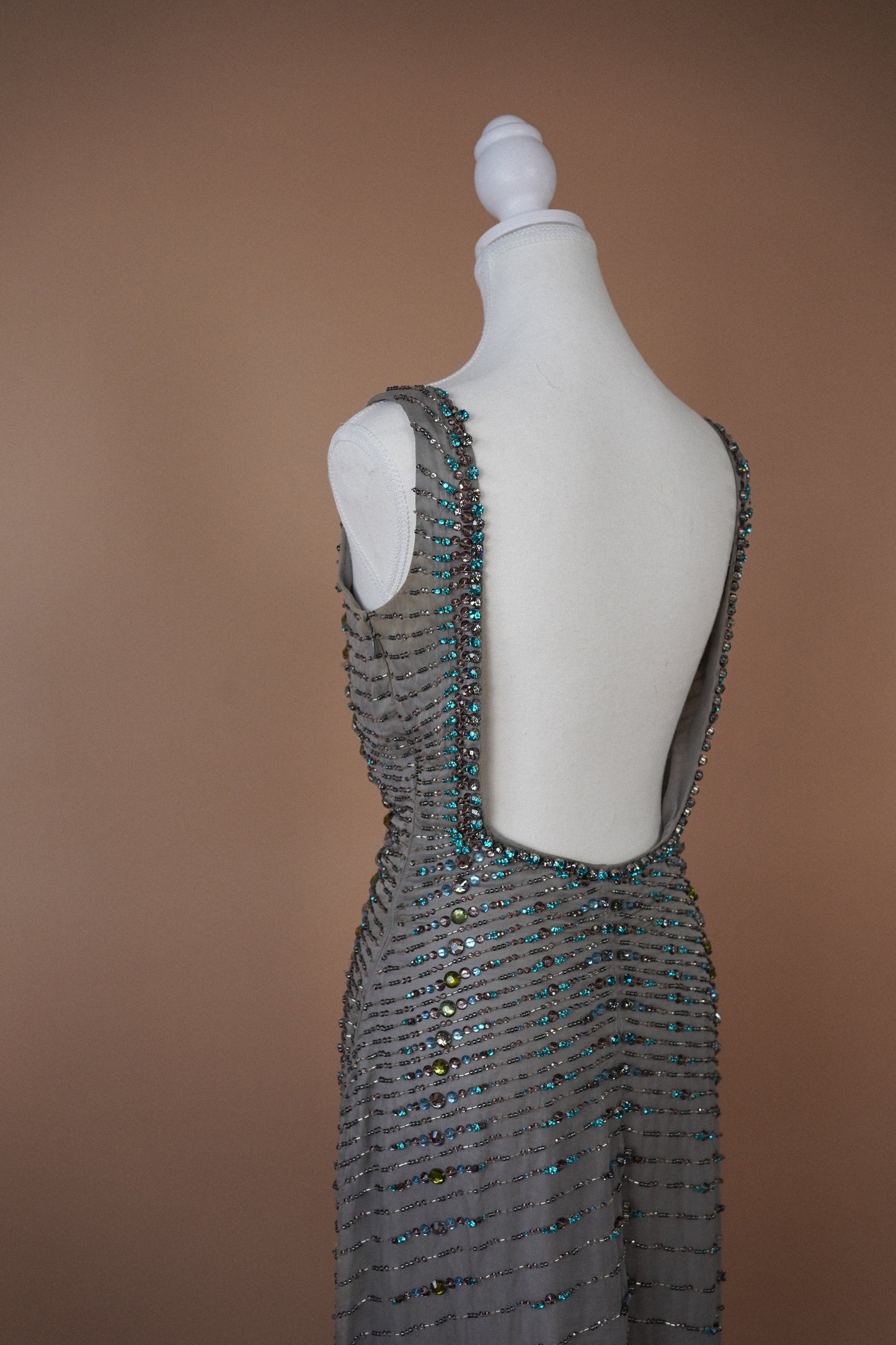 Valentino Beaded Crystal Gown (M)