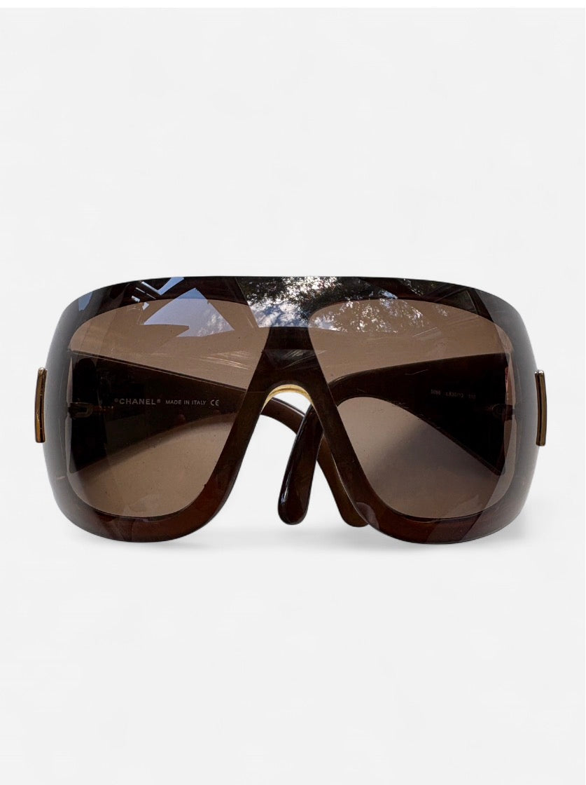 Vintage Chanel CC Logo Sunglasses