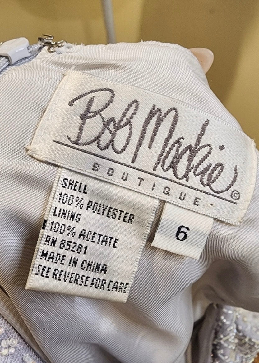 Bob Mackie Beaded Butterfly Gown (M)