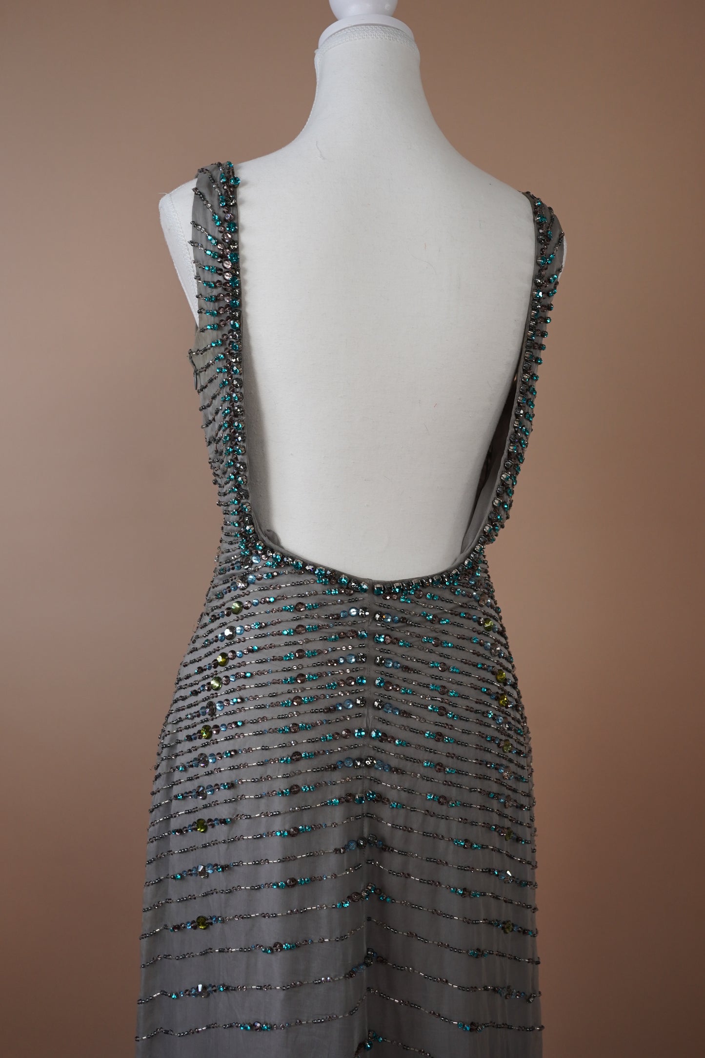 Valentino Beaded Crystal Gown (M)