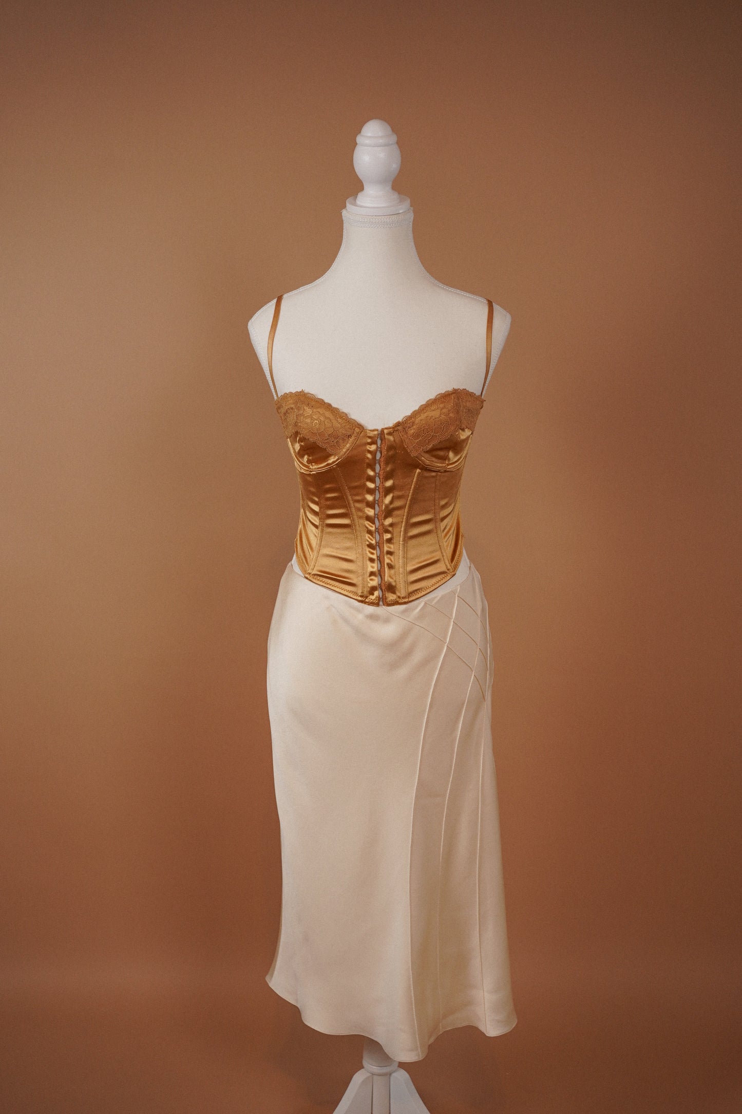 SS 2004 Ralph Lauren Collection Silk Bias Skirt (M)