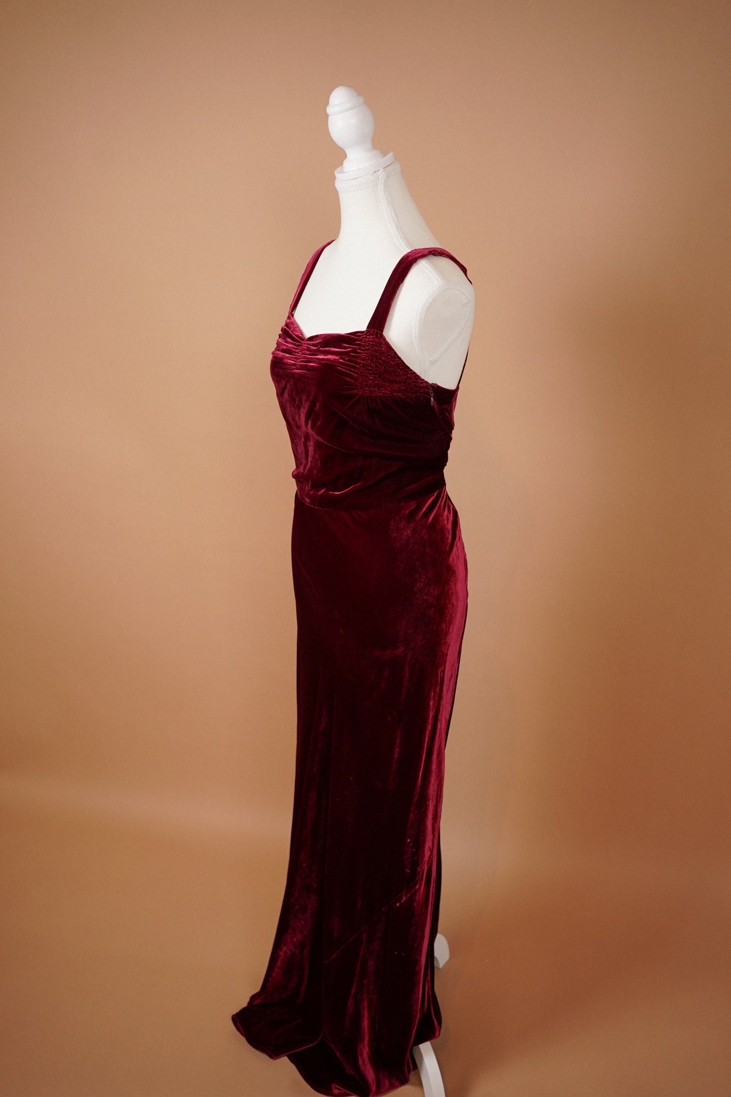 FW 2011 Runway Ralph Lauren Collection Velvet Dress (S-M)